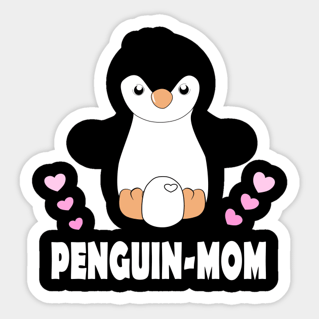 Penguin-Mom Sticker by SweetAnimals